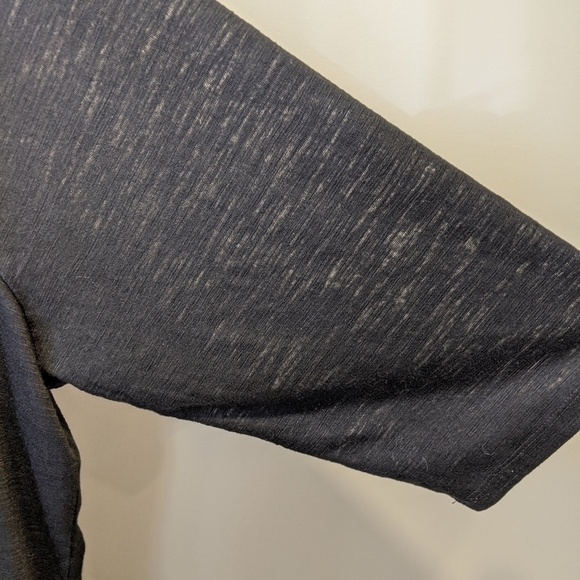 PENNINGTONS mblm black semi sheer top sz 3 - Picture 4 of 5